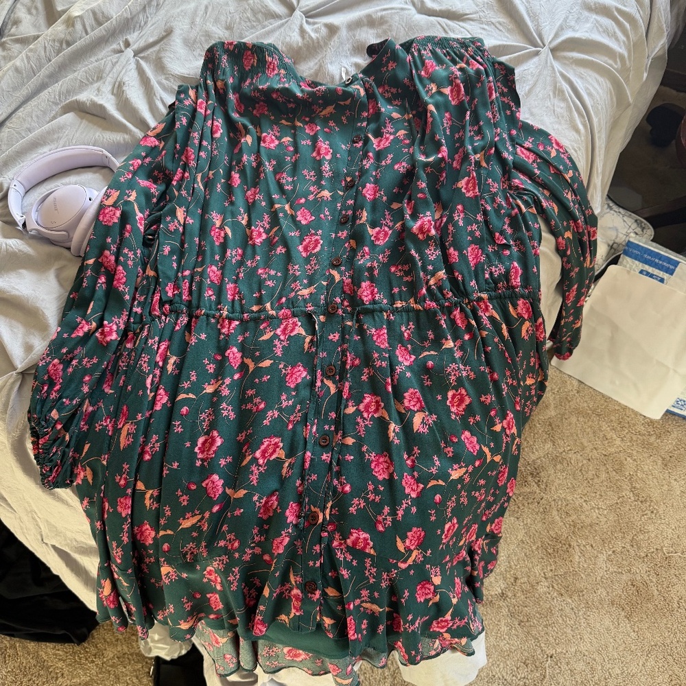 Free People Flower Fields Mini Dress